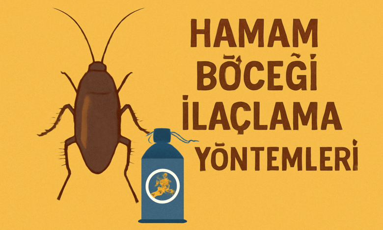 Hamam Böceği İlaçlama Yöntemleri